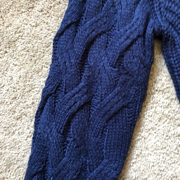 Textured Navy Sweater - Picture 4 of 5